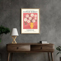 Artistic Spring Flowers Framed Wall Art – Contemporary Floral Decor