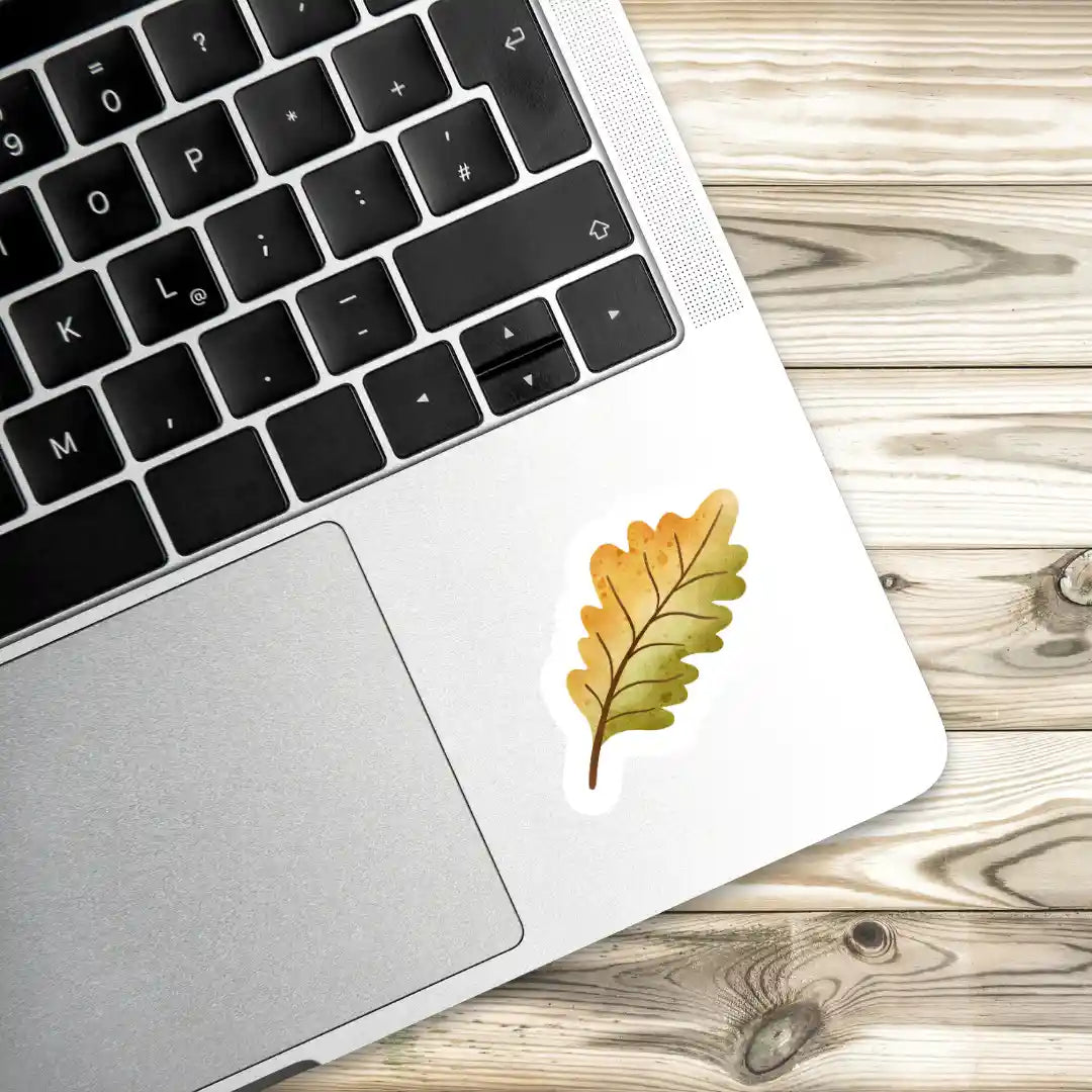 Autumn leaf Laptop Stickers and Gadgets Stickers