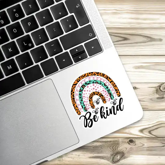 Be Kind Boho Motivation Laptop Stickers and Gadget Stickers