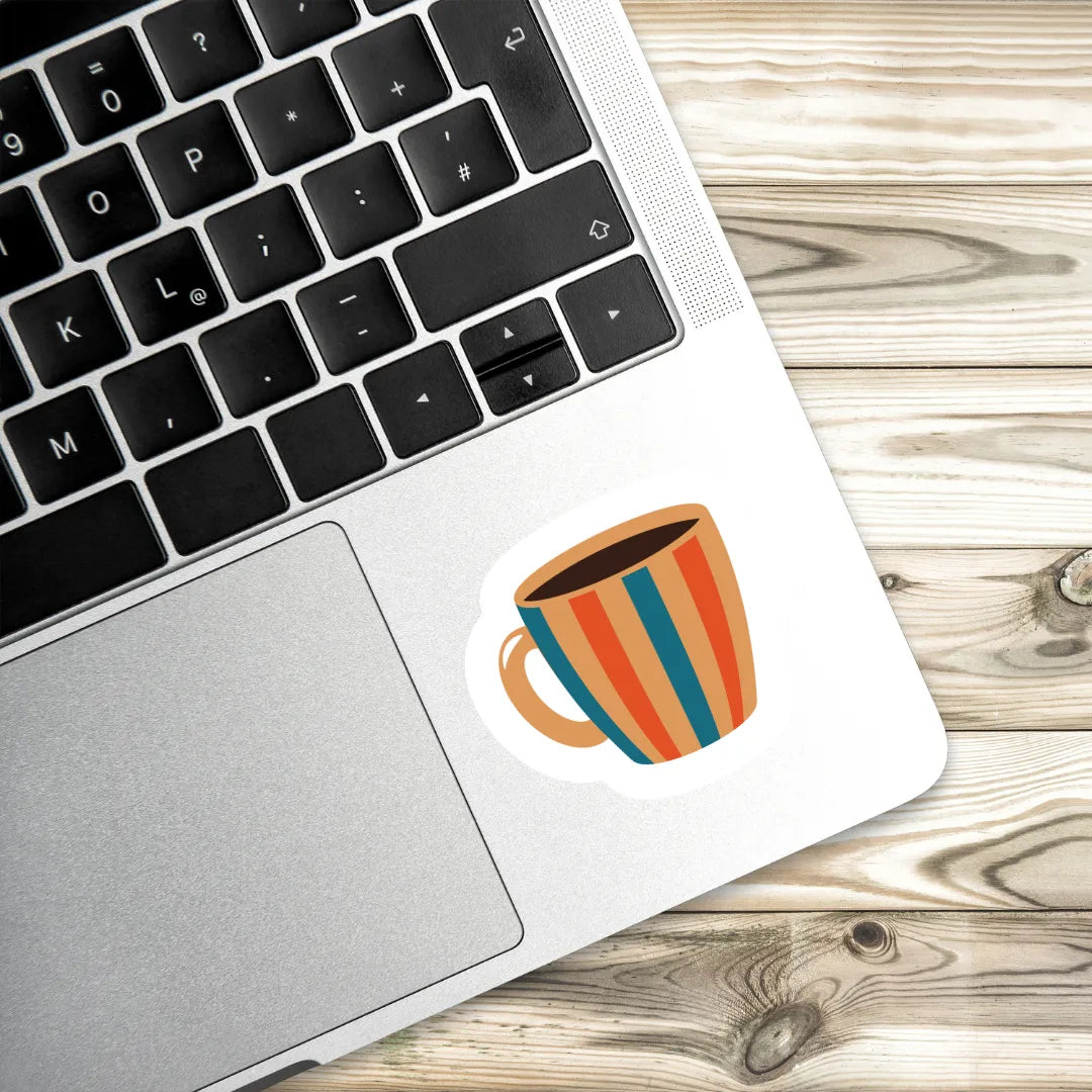 Brew-tiful Designs Coffee Lover's Laptop Stickers and Gadgets Stickers