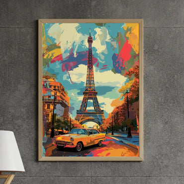 City of Light – Eiffel Tower Framed Art Piece