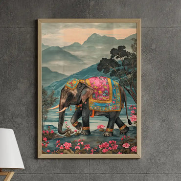 Classic Indian Painting Framed Wall Decor