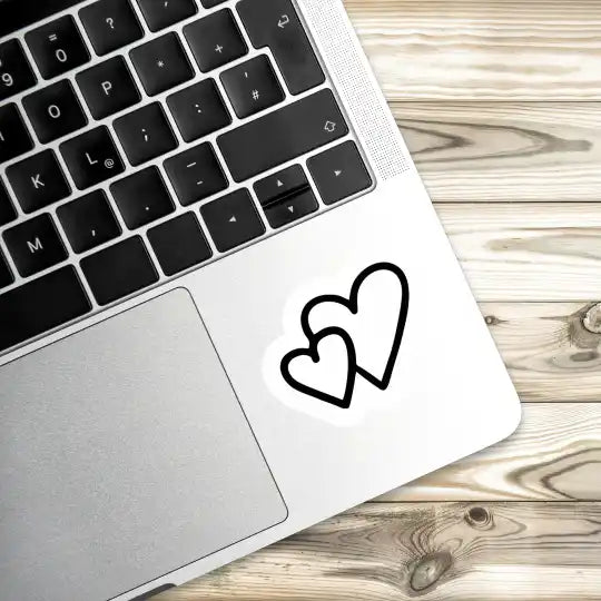 Endless Love Stylish Romantic Laptop Stickers and Gadgets Stickers