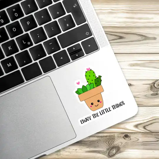 Enjoy the little things Laptop Stickers and Gadgets Stickers