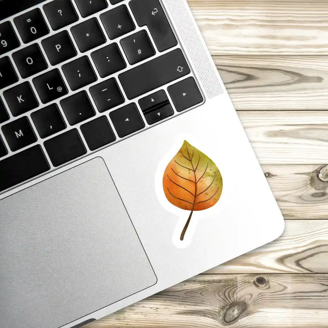 Fall Leaves Laptop Stickers and Gadgets Stickers