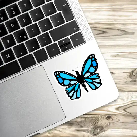 Fluttering Elegance Butterflies Laptop Stickers and Gadgets Stickers