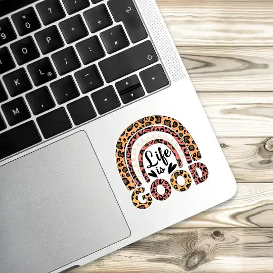 Life is Good Boho Motivation Laptop Stickers and Gadget Stickers