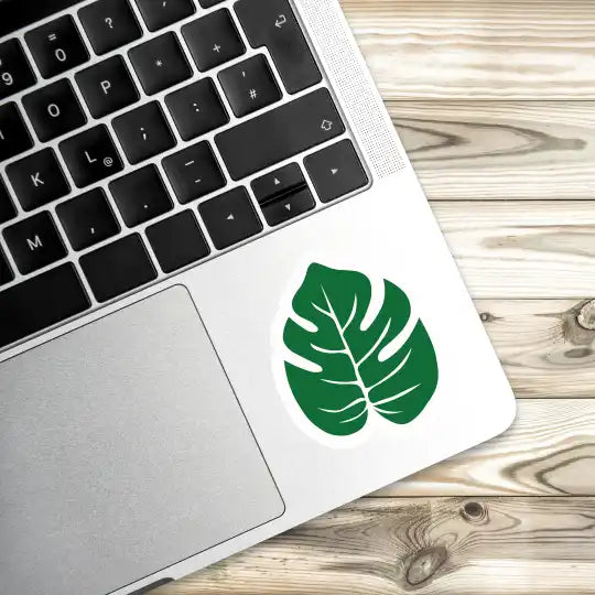 Palm Leaf Laptop Stickers and Gadget Stickers