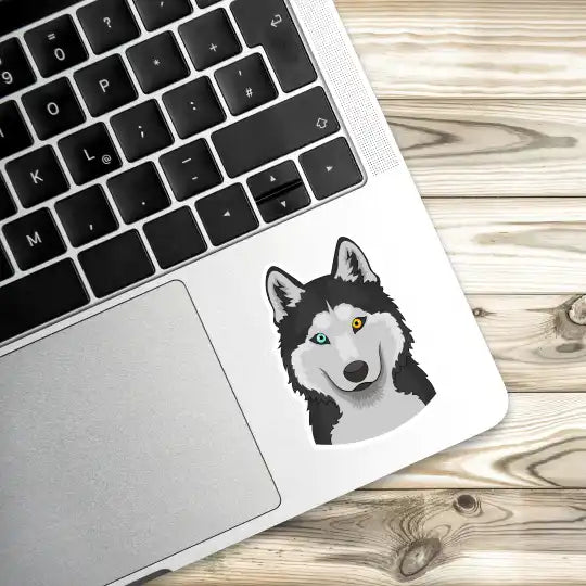 Pawsitively Adorable Dog Laptop Stickers and Gadgets Stickers