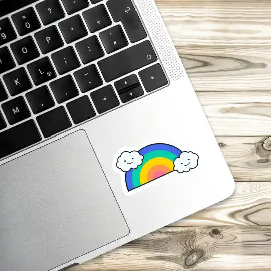 Rainbow Laptop Stickers And Gadget Stickers