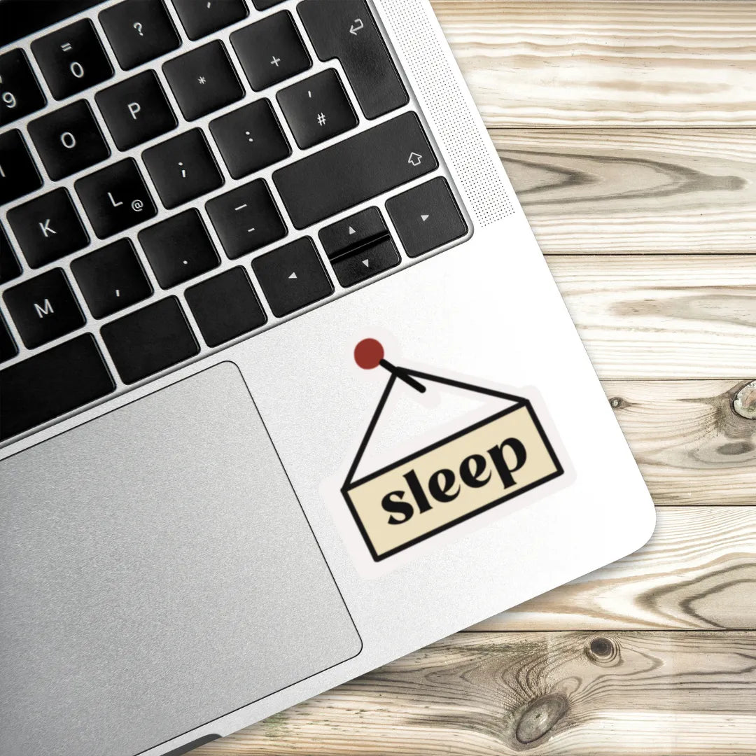 Sleep cat Laptop Stickers and Gadgets Stickers
