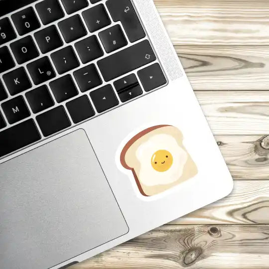 Sunny Side Up Slice - Laptop Stickers And Gadget Stickers