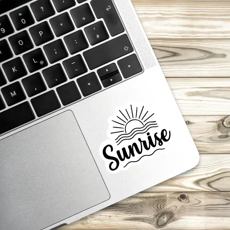Sunrise Cool Laptop Stickers and Gadget Stickers