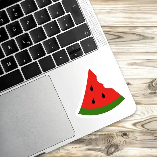 Watermelon Slice Laptop Stickers and Gadget Stickers