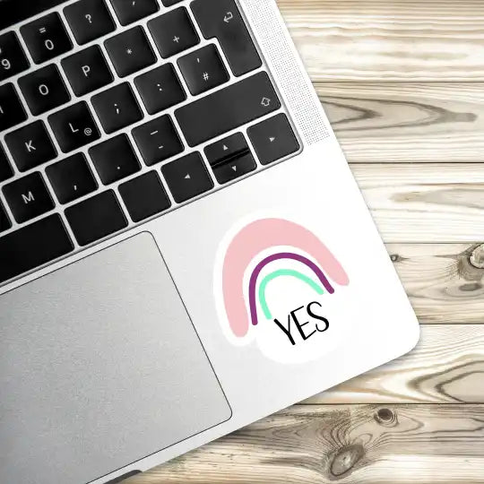 Yes Laptop Stickers and Gadgets Stickers