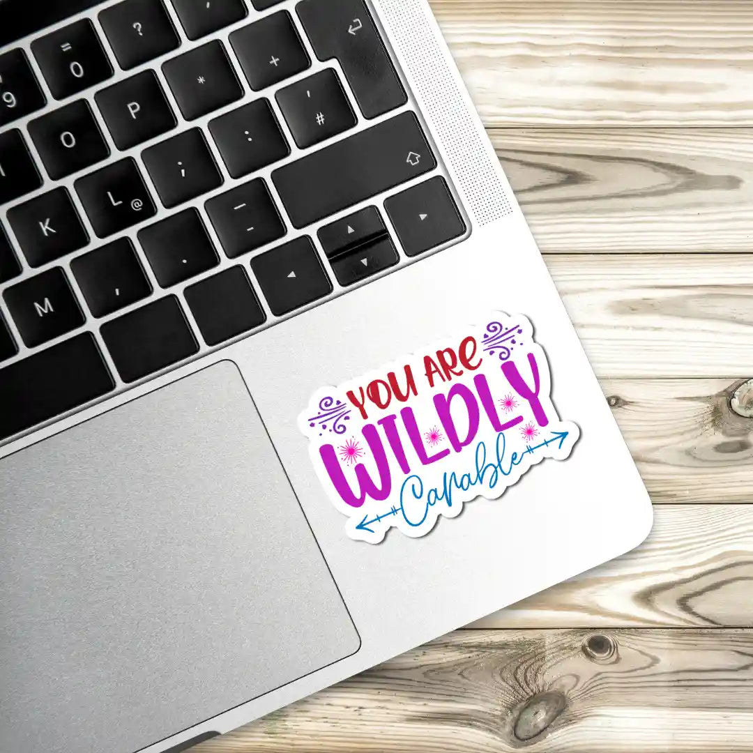 You wildly carable Laptop Stickers and Gadgets Stickers