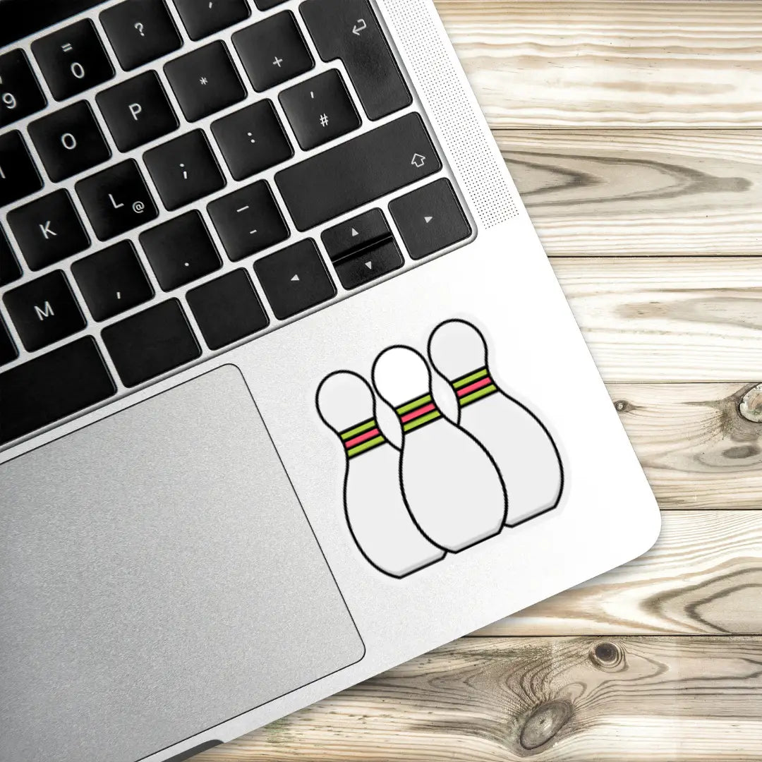 bowling pins Laptop Stickers and Gadgets Stickers